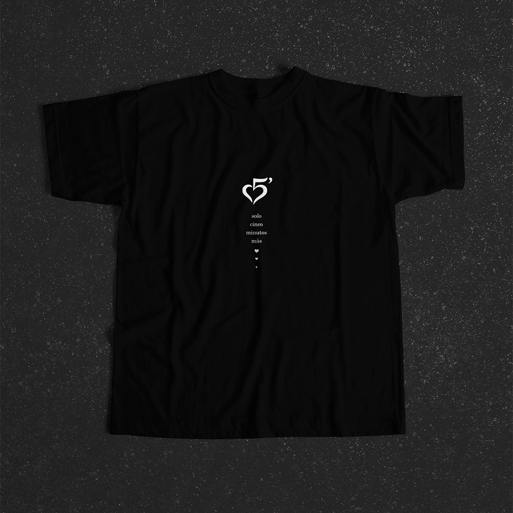 Camiseta "5 minutos"